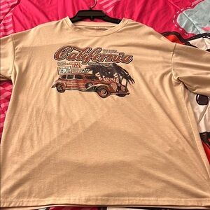 California Graphic Beige T-Shirt
